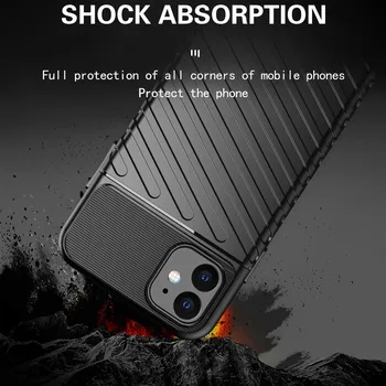 Vojaške Shockproof Primeru Za iPhone 11 XR 7 8 6s 6 Pro Plus X XS Max TPU Primeru Silikonski Pokrov Za Apple iPhone 8 7 6s 6 Plus