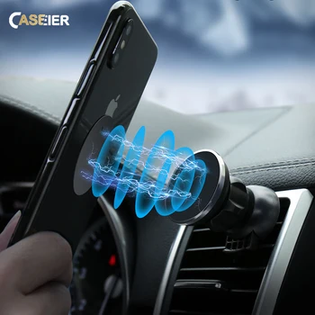 CASEIER GPS Magnetno Držalo za Telefon za iphone x Avto Magnet za Telefon Stati v Avto Zraka Vent Gori Mobilne naprave Podporo Celic