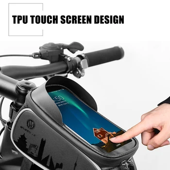 6.5 palčni TPU Zaslon na Dotik Nepremočljiva Kolo Imetniki Prednji Vrh Cevi Vrečko Za iPhone SE 2020 11 Pro Max XR GPS Kolo Krmilo Bag