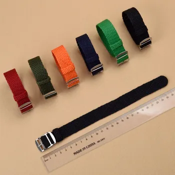 G. NENG Siva watchband 22 mm 20 MM Za Perlon NATO nepremočljiva watch trak moda tkanine watch band na voljo 14 mm 16 mm 18 mm