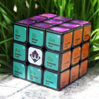 Kocka Kemijski Element Periodnega 3., da Kemični Elementi Magic Cube Uganke,Ustvarjalno Izobraževalne Igrače za Otroke