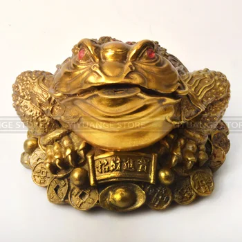 Kitajski Feng Shui Tri Noge Denar za Žaba Fortune Medenina Urh Kitajski Kovanec Kovinske Obrti Doma Dekor Darilo
