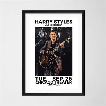 Plakati In Fotografije Harry Styles World Tour Live Pevka Platno Stensko Slikarstvo Umetnost, Fotografijo, Glasbo, Dekorativni Doma Dekor Plakat