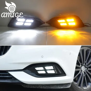 LED DRL Daylights Za Opel Insignia 2017 2018 2019 LED Rumeno Obračanja Dnevnih Žarometi