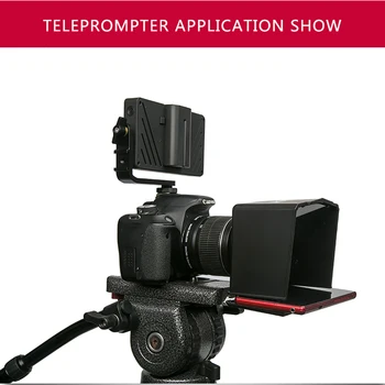 View Pametni Teleprompter za Canon, Nikon Fotoaparat Sony Foto Studio DSLR za Youtube Intervju Teleprompter za Video Kamero
