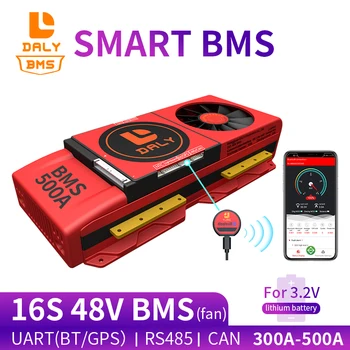 Smart ant bms vezje 16S 48V 300A 400A 500A bms z Bluetooth UART RS485 LAHKO za litij-ionske baterije Z Ventilatorjem