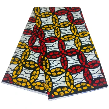 Nove afriške tkanine, bombaž ankara tkanine debelo 2019 afriške tiskanja tkanine za poročno obleko Afriške vosek tkanine