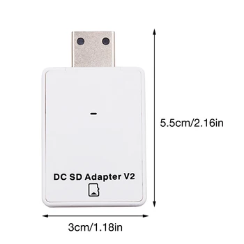 SD TF Card Reader Adapter za SEGA za Dreamshell V4.0 za Dreamshell 4.0 za CDI, za ISO igra datoteko v SD Vroče