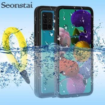 Vodo-odporno Ohišje za Samsung Galaxy A51 S20 Ultra S10 Opomba 10 Plus Shockproof Primeru IP68 Vodotesen Primeru Telefon Samsung
