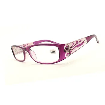Roza Rdeče Retro Imitacije Diamond Obravnavi Očala Ženske Ovalne Cat Eye Glasses za Bralca +1.0 +1.5 +2.0 +2.5 +3.0 +3.5 Dioptrije
