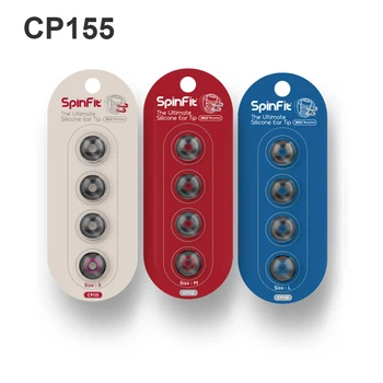 SpinFit CP155 Silikonski Ušesni Nasveti za Slušalke Zamenjava 5,5 MM Šoba Dia Večje Zvok Vodilna Cev DUNU