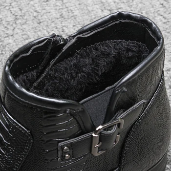 40-46 moških zimskih čevljev Non-Slip Udobno 2020 toplo moških sneg škornji #RM5282C1