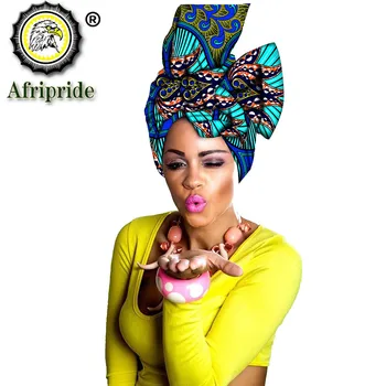 2020 Afriške Nov modni Ankara Headwrap Ženske Tradicionalnih Afriških Headtie Šal Turban Bombaž Vosek AFRIPRIDE seksi S002