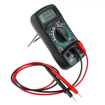 LCD Digitalni Multimeter Voltmeter Ampermeter AC DC OHM Volt Tester Test Tekočih Odpornost Tester Z Merjenjem Temperature