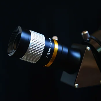 1.25-Palčni Zoom Teleskop Okular 7-21 mm Kovinski Očala s Stalnim Zoom