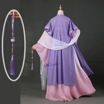 Dao Mo, Da Shi Jiang YanLi Cosplay Mo Dao Zu Shi Anime Cosplay Kostum Traditioanl Kitajski Hanfu Obleka Ženske Tang Obleko In Lasuljo
