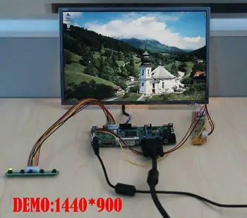 Yqwsyxl Nadzorni Odbor Spremlja Komplet za CLAA141WB05A HDMI + DVI + VGA LCD LED zaslon Krmilnik Odbor Voznik