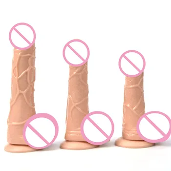 3 velikost prodaje 14.5-19.5 dolžina Dildo ,Velik Kurac za klitorisa Realne Ogromen Dildo, penis Sex Igrače za žensko Seks izdelki