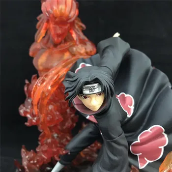 21 cm Anime Naruto Shippuden slika Uchiha Itachi Uchiha Sasuke Susanoo ver. PVC Akcijska Figura, Zbirka model Igrača