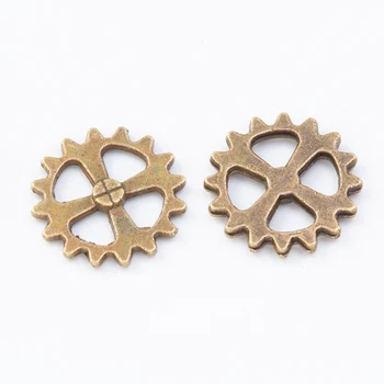 100 kosov retro kovinski cinkove zlitine prestavi obesek za DIY ročno izdelan nakit, ogrlico, zaradi česar 7829