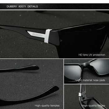 DUBERY Polarizirana sončna Očala za Moške Vožnje Odtenki Moška sončna Očala Za Moške Varnost 2017 Luksuzne blagovne Znamke Oblikovalec Oculos