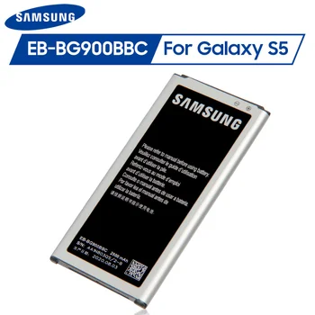 Originalni Samsung Baterija EB-BG900BBE EB-BG900BBU Za Samsung S5 G900S G900F G900M G9008V 9006V 9008W 9006W G900FD NFC 2800mAh