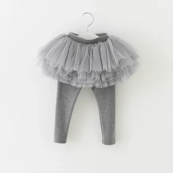 Baby Dekleta Dokolenke Malčka Dekle Pade Oblačila 2020 Gradient Očesa Culottes Hlače Balet Hlače za Otroke, Pozimi Toplo, Udobno