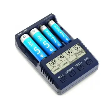 Polnilec za baterije LCD Smart Polnilec NC1500 5V 2.1 4Slots Za AA/AAA Analyzer NiMH Razrešnice & Osveži