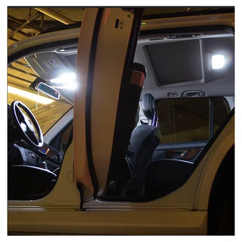9 Žarnice Bele Notranje LED Zemljevid Lahka Kit, Primerni Za 2009-2017 2018 2019 Nissan GT-R GTR Trunk Tovora Vrata registrske Tablice Lučka