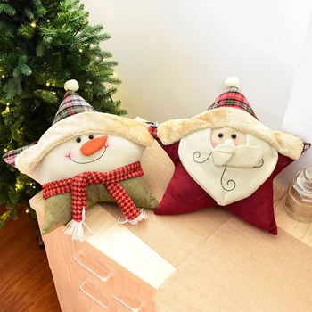 Božič Blazine, Nove Lepe Dekorativne Santa Claus Snežaka Vzorec Star Oblikovane Blazine za Dom Kavč Kavč Postelja Avto Božič Ornament