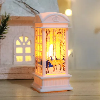 Božični Luči LED Simulacije Sveča, Luč Za Dom Dekoracija Božiček Snežaka Lučka Božič Dekor Darila za Novo Leto 2021