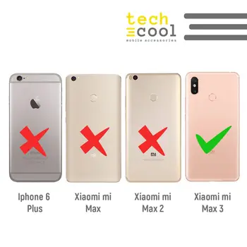 FunnyTech®Stojalo primeru za Xiaomi Mi Max 3 L Flamingo akvarel olje Silikonsko vers.2