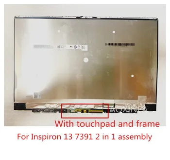Primerna za Dell Inspiron 13 7391 2 v 1 UHD FHD LCD zaslon na dotik, računalnike stekla skupščine z sledilno ploščico in okvir brezplačna dostava