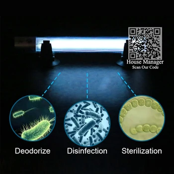 Podvodna Akvarij UV Sterilizator Lučka za samosprožilec 2/4hours, UV Svetlobi Ovira Kritje Ultravijolično Sevanje, ne boli za ribe, morske