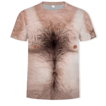 Mišice 3D tiskanje modni T-shirt za moške in ženske pari Mišice slog ulične ohlapno in udobno tkanine O-vratu moška T