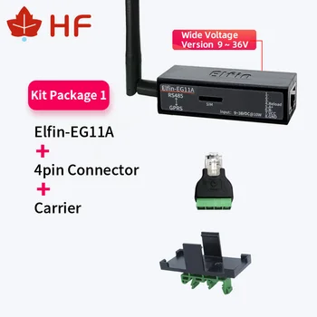HF Najmanjši Elfin-EG11A 9~36V Serijska Vrata Napravo Priključite na Omrežje Modbus TPC IP Funkcijo RJ45 RS485 na omrežje GSM, GPRS Serijski Strežnik