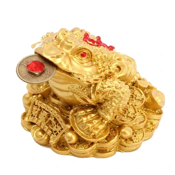 Feng Shui Urh Denar Kitajski Zlata Žaba Urh Feng Shui Darilo SREČO, Bogastvo Bogastvo za Domačo Pisarno Dekoracijo Namizni Okraski