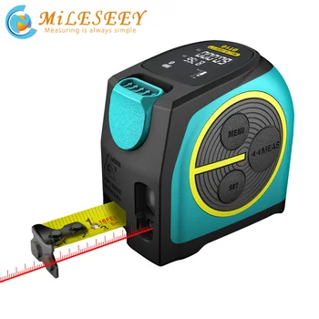 Mileseey Digitalni Laser Rangefinder in Laser Trak Ukrep 2 v 1 z LCD-Zaslon Digitalni Laserski Trak M