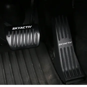 Za Mazda 3/AXELA 2019 2020 SKYACTIV Aluminija Avto Pedal za Plin Zavorni Pedal 3pcs Noge Pedal Plošča Pokrov