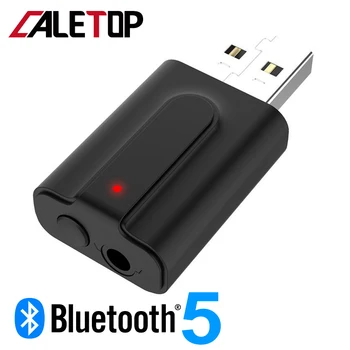 CALETOP 5.0 Bluetooth Oddajnik Sprejemnik TV 2 V 1, 3.5 mm AUX HIFI Stereo Audio, USB, Mini Brezžični Adapter Za Zvočnike Avto PC