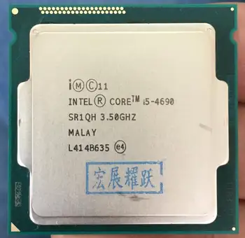 PC računalnik Intel Core i5-4690 i5 4690 Procesor Quad-Core LGA1150 CPU Desktop deluje pravilno Desktop Processor
