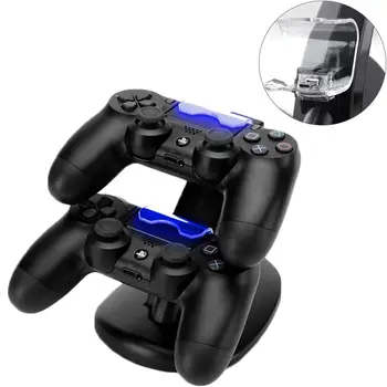 PS4 USB Dvojna Vrata za Polnilnik Krmilnik Napajanje Polnjenje Dock Postajo Stojalo Za Sony Playstation 4 PS4 Slim Pro Pribor