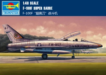 Prvi trobentač deloval 1/48 02840 F-100F Super Sabre Borec
