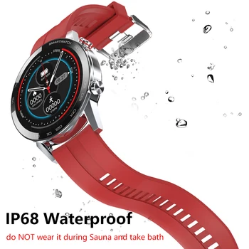 2020 za Pametno Gledati Moški Fitnes Tracker IP68 Vodotesen Krvni Tlak Kisika Srčnega utripa EKG PPG Smartwatch za iOS Android