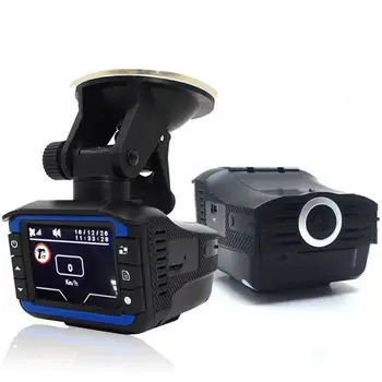 720P HD Dash Cam Avto 2 V 1 Anti Laser Radar Detektor Dvr Dash Kamera DVR Kamera Snemalnik 2,0-palčni Zaslon 140 Stopinj Dashcam