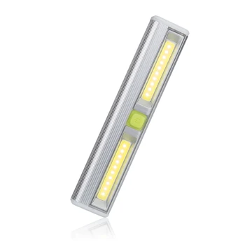 LED Nočna Lučka Magnetni Kabinet Steno, Vrata Nočna Lučka za Brezžični COB Omaro Luči 3* AAA Baterija Upravlja Omaro Luči