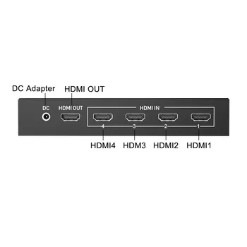 1080P 60fps 4 Kanalni HDMI, USB 3.0 Video Capture Card Game Zapis Polje HDMI 4x1 Quad Multiviewer Stikalo Živo Ploščo