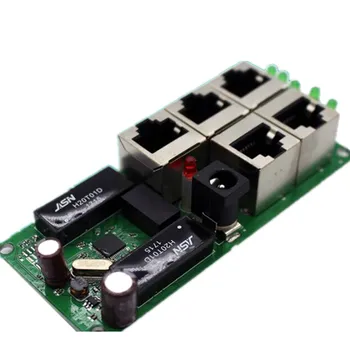 OEM visoka kakovost mini poceni cena 5 vrat stikalo modul manufaturer podjetje PCB board 5 vrat ethernet, omrežna stikala modul