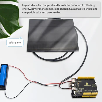 Keyestudio Solarni Polnilnik Ščit za Arduino solarnimi / Sončne Celice