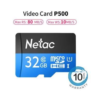 32GB Class 10 TF Kartice Micro SD Flash Card za Pametni Telefon, Pomnilniško Kartico in CCTV Kamere & DVR Množično Shranjevanje Podatkov za Visoke Hitrosti, 80MB/S